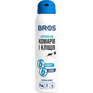 Аерозоль від комах Bros від комарів і кліщів 90 мл