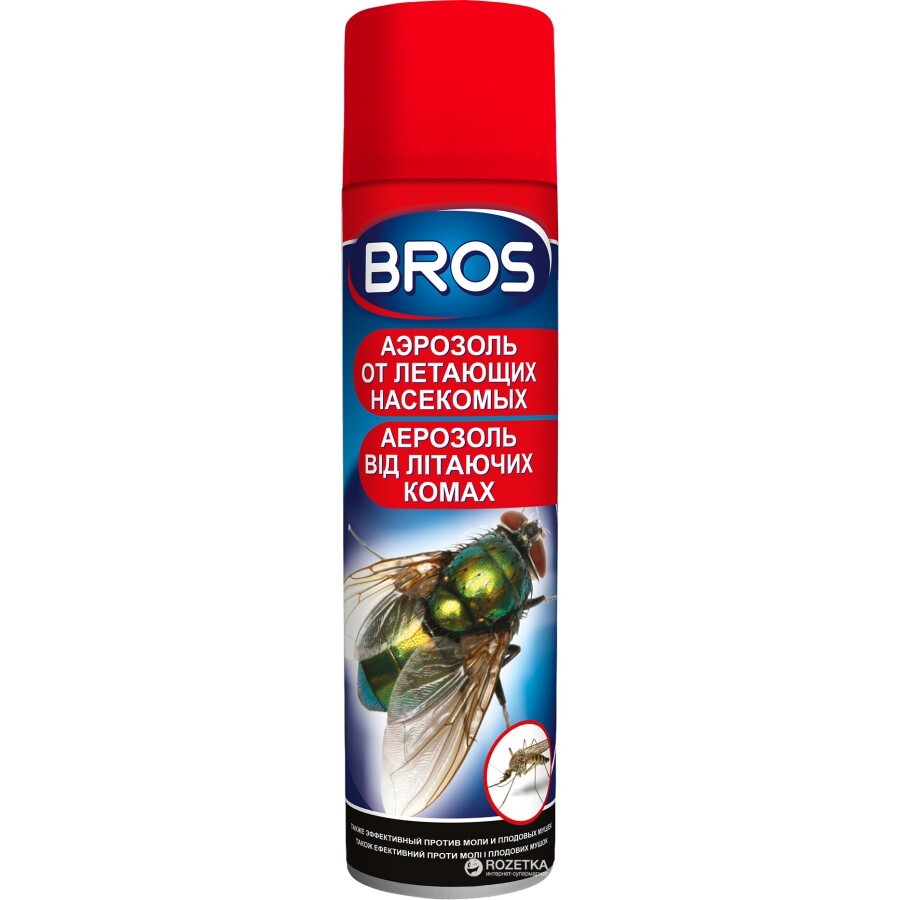 Аэрозоль от насекомых Bros от летающих насекомых 150 мл: цены и характеристики