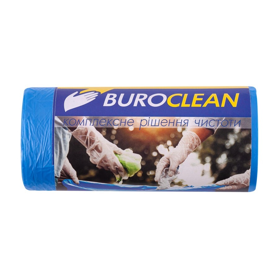 Пакети для сміття Buroclean EuroStandart сині 35 л 50 шт.: ціни та характеристики