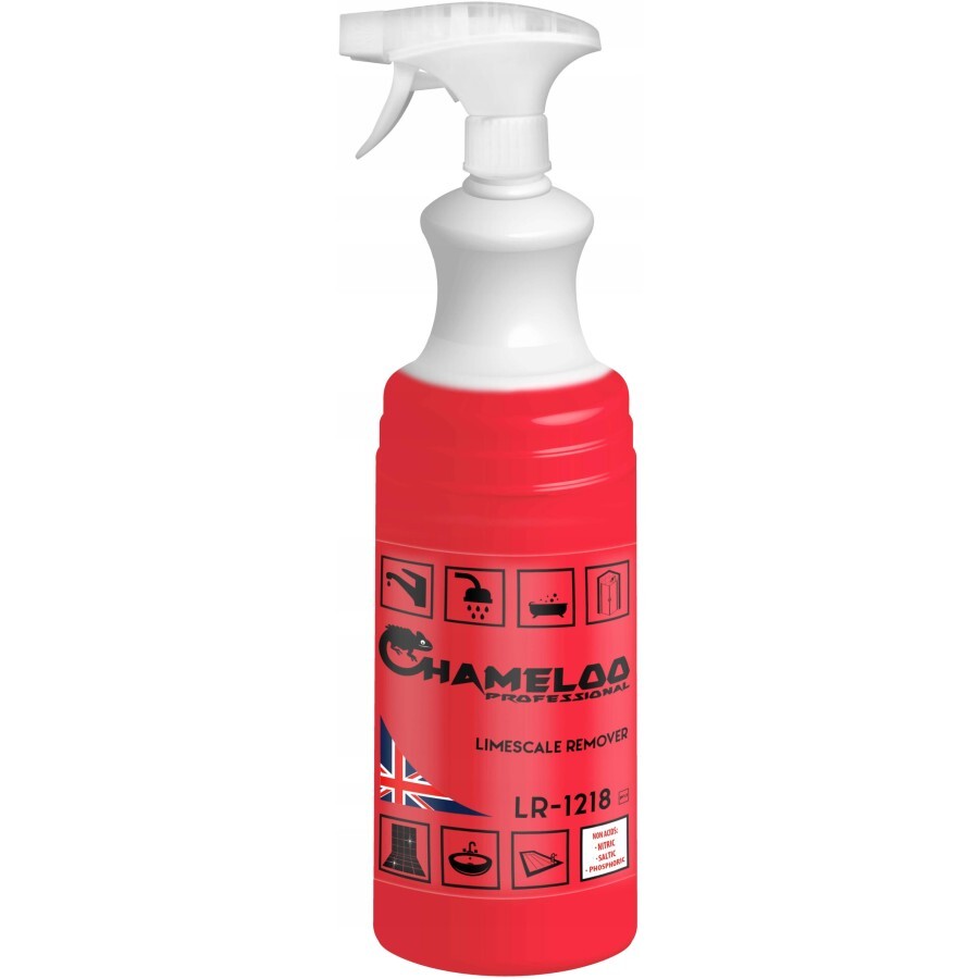 Спрей для чистки ванн Chameloo Professional против известковых загрязнений 1 л: цены и характеристики