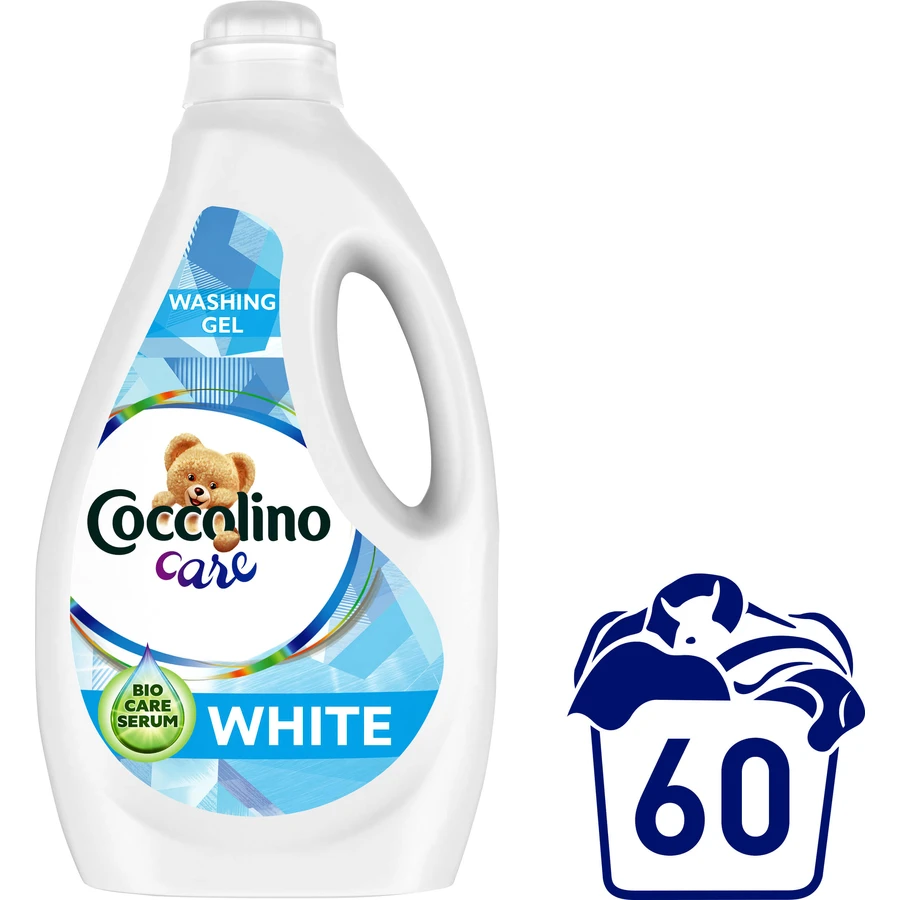 Гель для стирки Coccolino Care для белых вещей 2.4 л: цены и характеристики