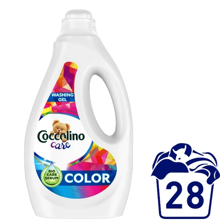 Гель для прання Coccolino Care для кольорових речей 1.12 л: ціни та характеристики