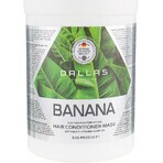 Маска для волосся Dalas Banana 2 в 1 для зміцнення волосся з екстрактом банана 1000 мл: ціни та характеристики