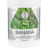 Маска для волосся Dalas Banana 2 в 1 для зміцнення волосся з екстрактом банана 1000 мл