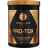 Маска для волос Dalas Pro-Tox для восстановления структуры волос с кератином, коллагеном и гиалурон. кислотой 1000 мл