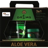 Набір косметики Dalas Aloe Vera шампунь 500 мл + маска для волосся 500 мл + крем для рук 75 мл
