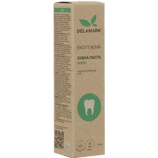 Зубная паста DeLaMark с ароматом мяты 80 мл