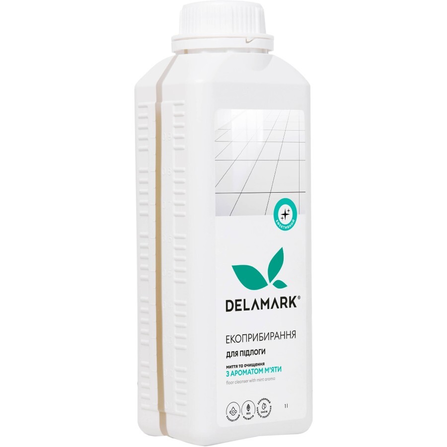 Средство для мытья пола DeLaMark с ароматом мяты 1 л: цены и характеристики
