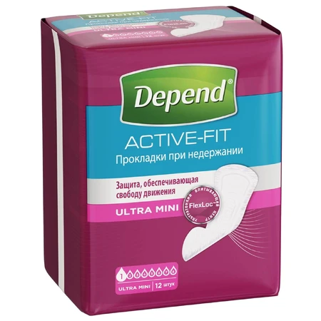 Урологічні прокладки Depend Ultra Mini Liner 12 шт.: ціни та характеристики