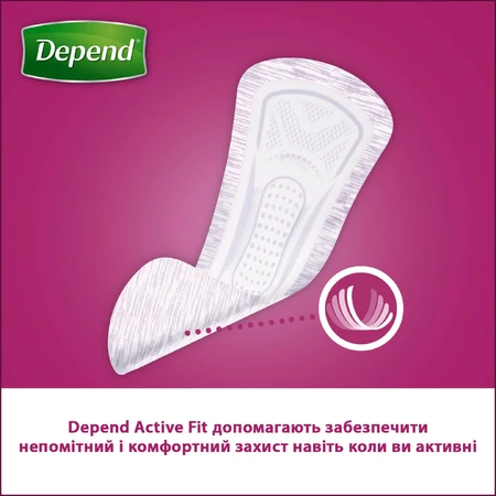 Урологічні прокладки Depend Ultra Mini Liner 12 шт.: ціни та характеристики
