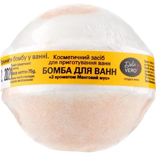 Бомбочка для ванны Dolce Vero Манговый мусс 75 г