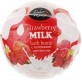 Бомбочка для ванни Dolce Vero Strawberry з протеїнами молока червона 75 г