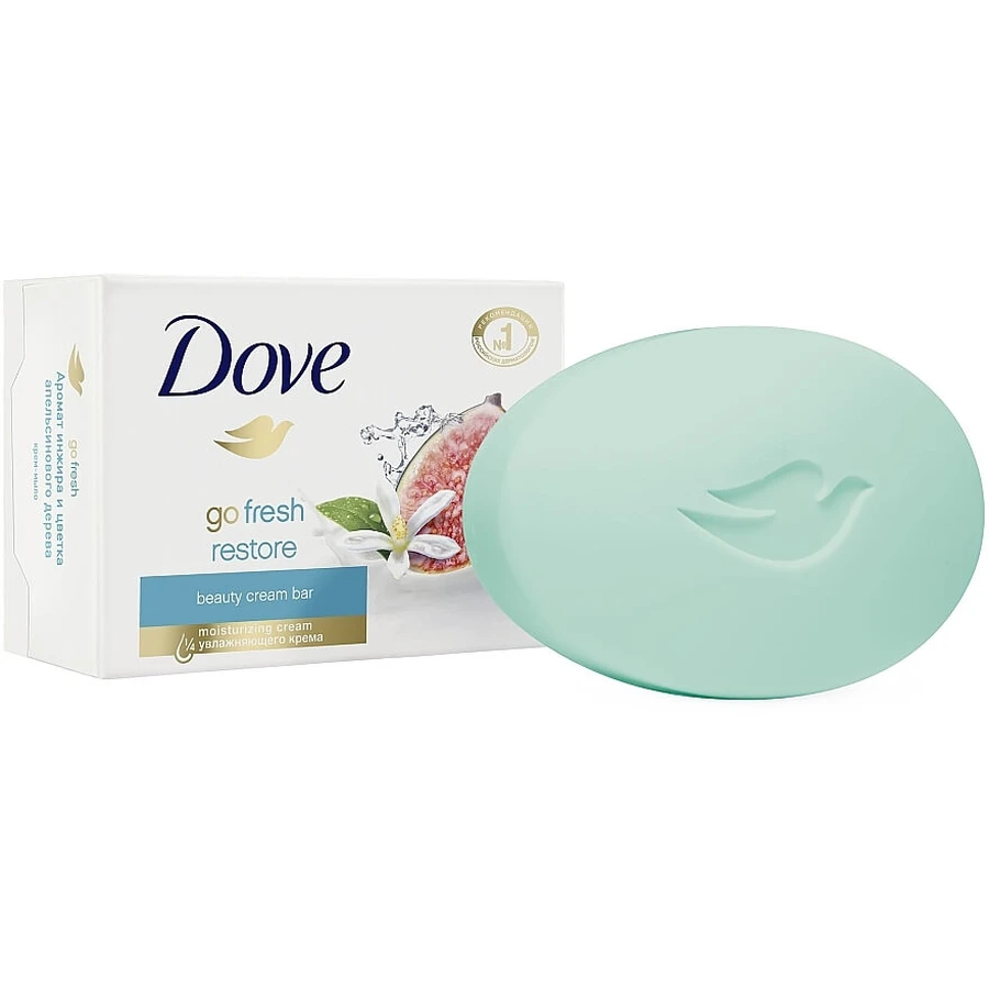 Твердое мыло Dove Инжир и лепестки апельсина 100 г: цены и характеристики
