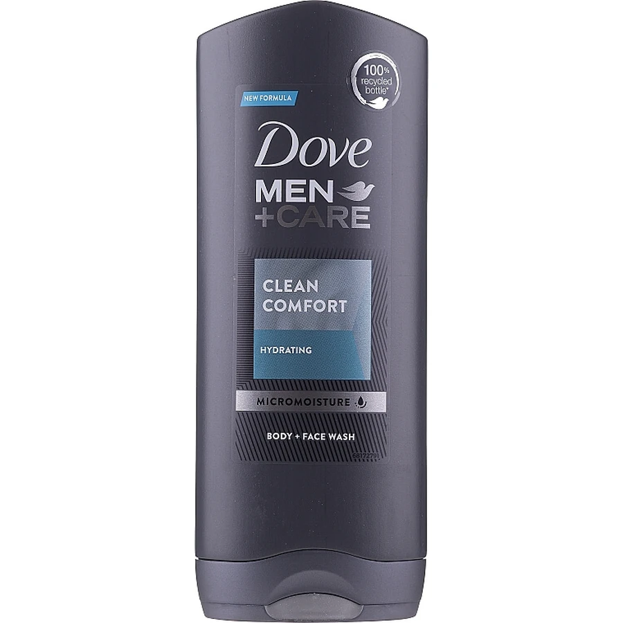 Гель для душу Dove Men+Care Чистота і комфорт 250 мл: ціни та характеристики