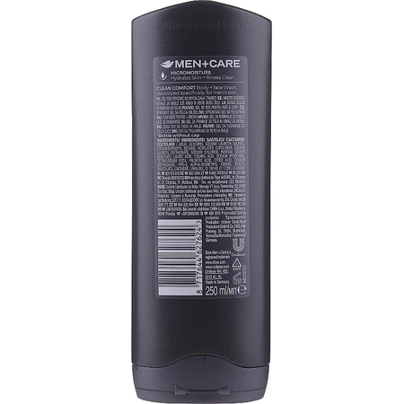 Гель для душу Dove Men+Care Чистота і комфорт 250 мл: ціни та характеристики