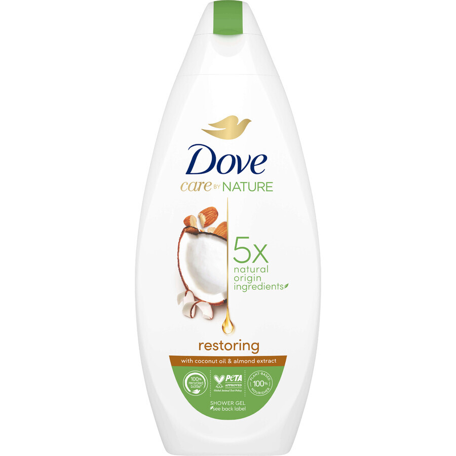Гель для душу Dove Відновлювальний з олією кокоса та екстракт. мигдалю 225 мл: ціни та характеристики