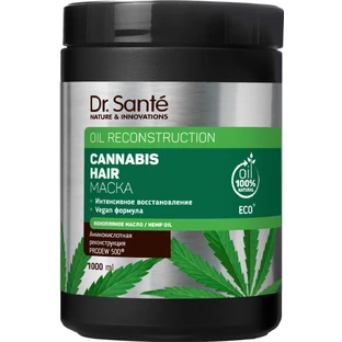 Маска для волос Dr. Sante Cannabis Hair Oil Reconstruction 1000 мл
