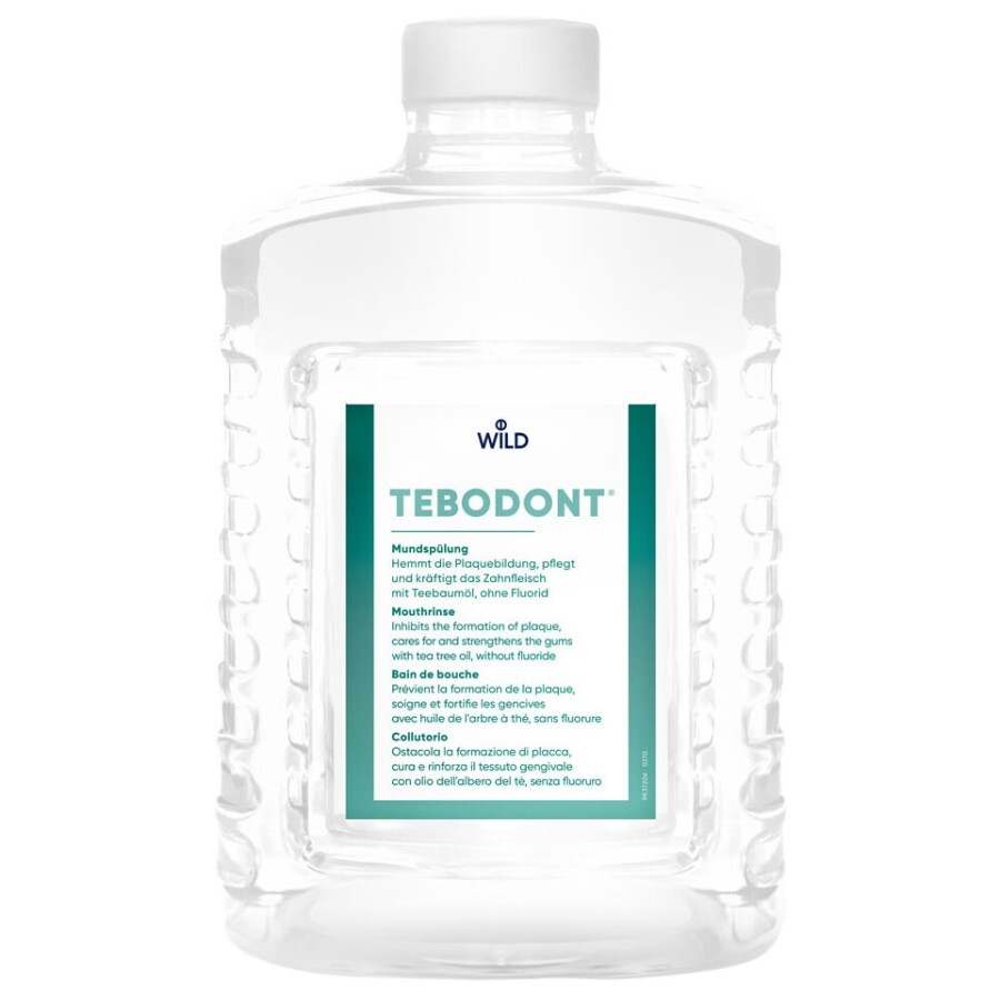 Ополаскиватель для полости рта Dr. Wild Tebodont с маслом чайного дерева без фторида 1.5 л: цены и характеристики