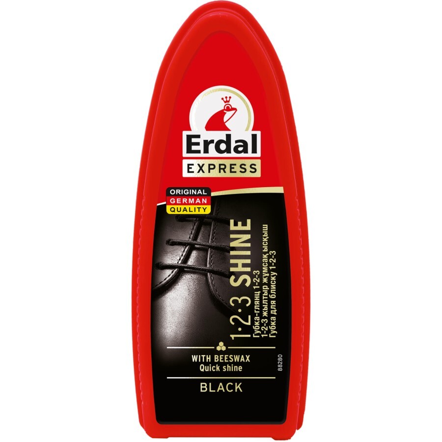 Губка для взуття Erdal Extra Shine Black для блиску чорна: ціни та характеристики