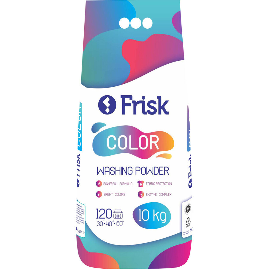 Стиральный порошок Frisk Color 10 кг: цены и характеристики