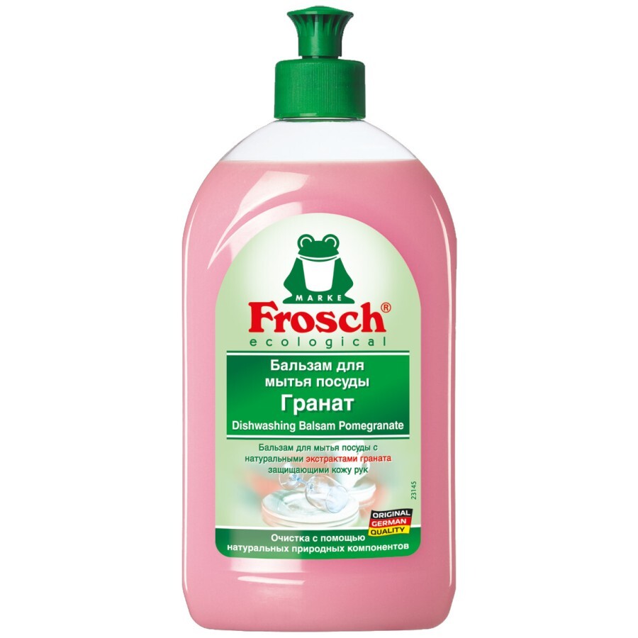 Засіб для ручного миття посуду Frosch Гранат 500 мл: ціни та характеристики