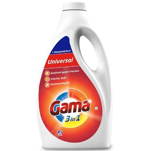 Гель для прання Gama 3 in 1 Universal 2.5 л