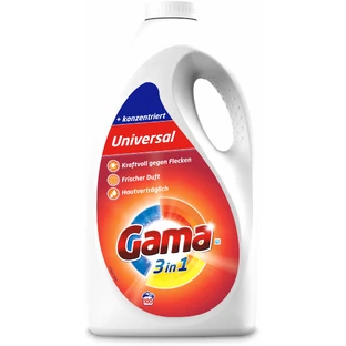 Гель для стирки Gama 3 in 1 Universal 5 л