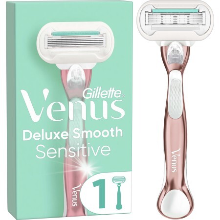 Бритва Gillette Venus Extra Smooth Sensitive RoseGold с 1 сменным картриджем