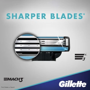 Бритва Gillette Mach3 c 5 сменными картриджами