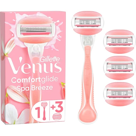 Бритва Gillette Venus Comfortglide Spa Breeze з 4 змінними картриджами: ціни та характеристики