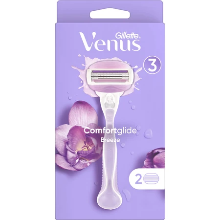 Бритва Gillette Venus ComfortGlide Breeze с 2 сменными картриджами: цены и характеристики