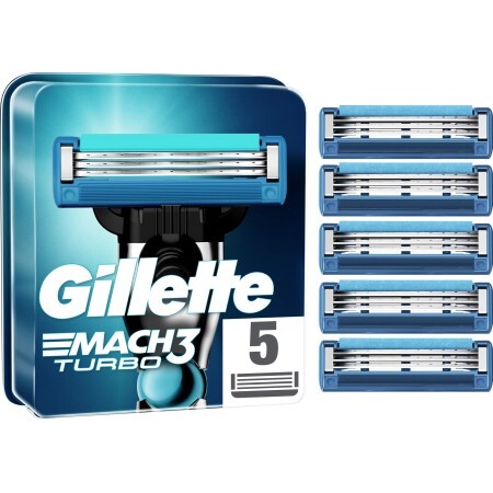 Сменные кассеты Gillette Mach3 Turbo 5 шт.