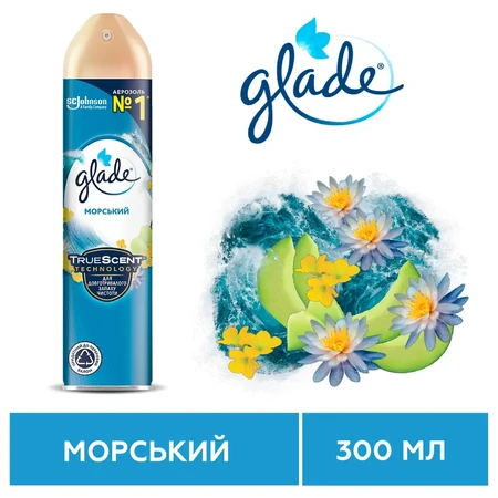 Освіжувач повітря Glade Морський 300 мл: ціни та характеристики