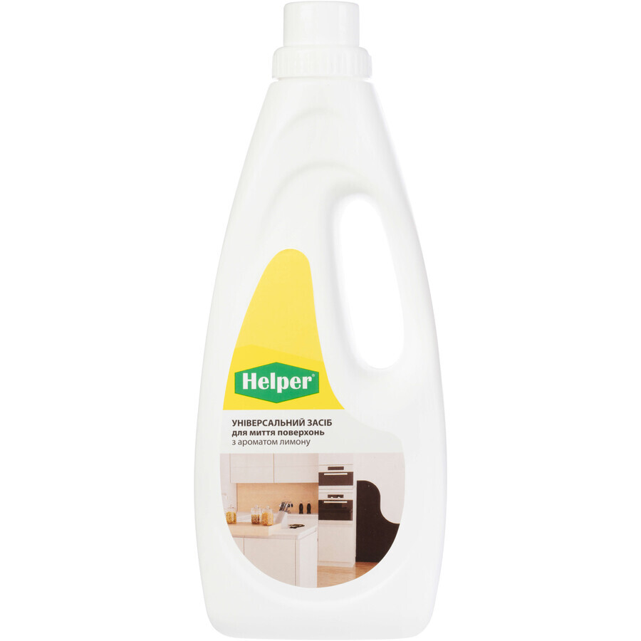 Жидкость для чистки кухни Helper Универсальное средство для мытья поверхностей с ароматом лимона 1 л: цены и характеристики