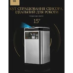 Контейнер для мусора JAH сенсорный с внутренним ведром серебряный металлик 13 л: цены и характеристики