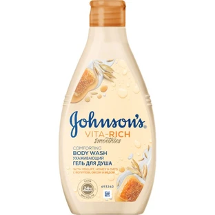 Гель для душа Johnson's Vita-Rich Ухаживающий с йогуртом, овсом и медом 250 мл