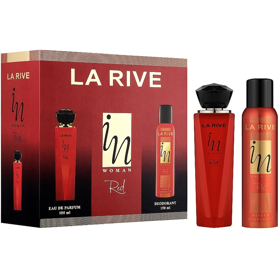 Набор косметики La Rive In Woman Red парф. вода 100 мл + дезодорант 150 мл: цены и характеристики