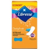 Ежедневные прокладки Libresse Dailyfresh Normal в индивидуальной упаковке 64 шт