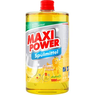 Средство для ручного мытья посуды Maxi Power Лимон запаска 1000 мл