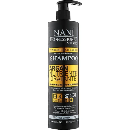 Шампунь Nani Professional Milano Argan для сухих и поврежденных волос 500 мл: цены и характеристики