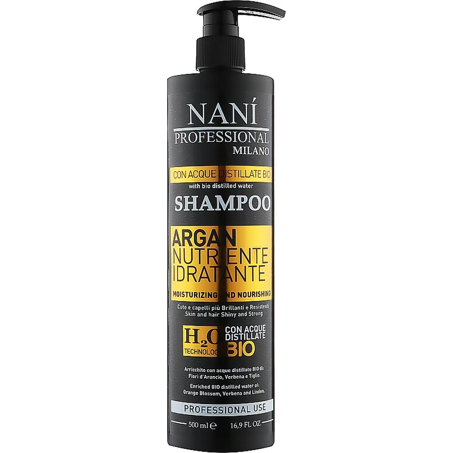 Шампунь Nani Professional Milano Argan для сухих и поврежденных волос 500 мл: цены и характеристики
