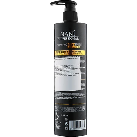 Шампунь Nani Professional Milano Argan для сухих и поврежденных волос 500 мл: цены и характеристики