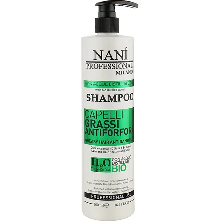 Шампунь Nani Professional Milano Antidandruff для склонных к жирности и перхоти волос 500 мл: цены и характеристики