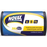 Пакети для сміття Novax чорні 35 л 100 шт.