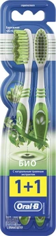 Зубная щетка Oral-B Био 40 средняя 2 шт.