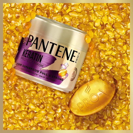 Маска для волосся Pantene Pro-V з кератином Живильний коктейль Об'ємні та міцні 300 мл: ціни та характеристики