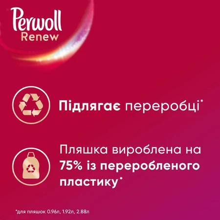 Гель для стирки Perwoll Renew Color для цветных вещей 1.92 л: цены и характеристики