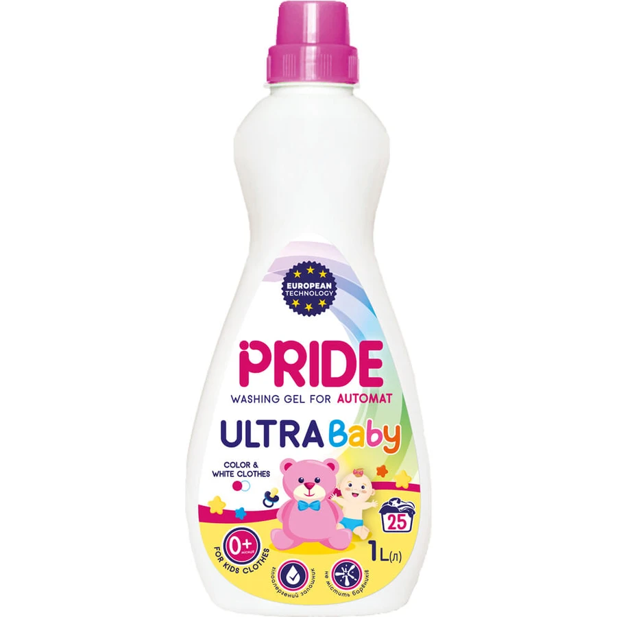 Гель для стирки Pride Afina Ultra Baby детский 1 л: цены и характеристики