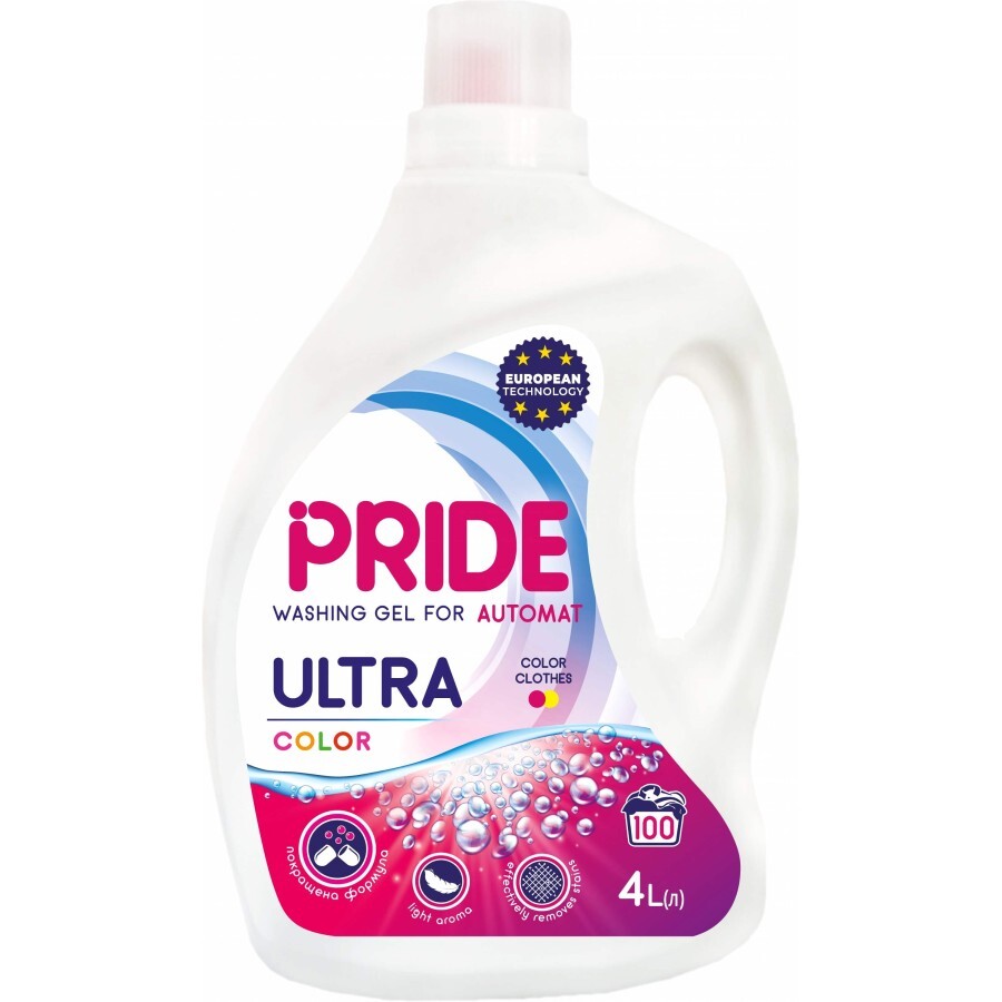 Гель для стирки Pride Afina Ultra Color 4 л: цены и характеристики