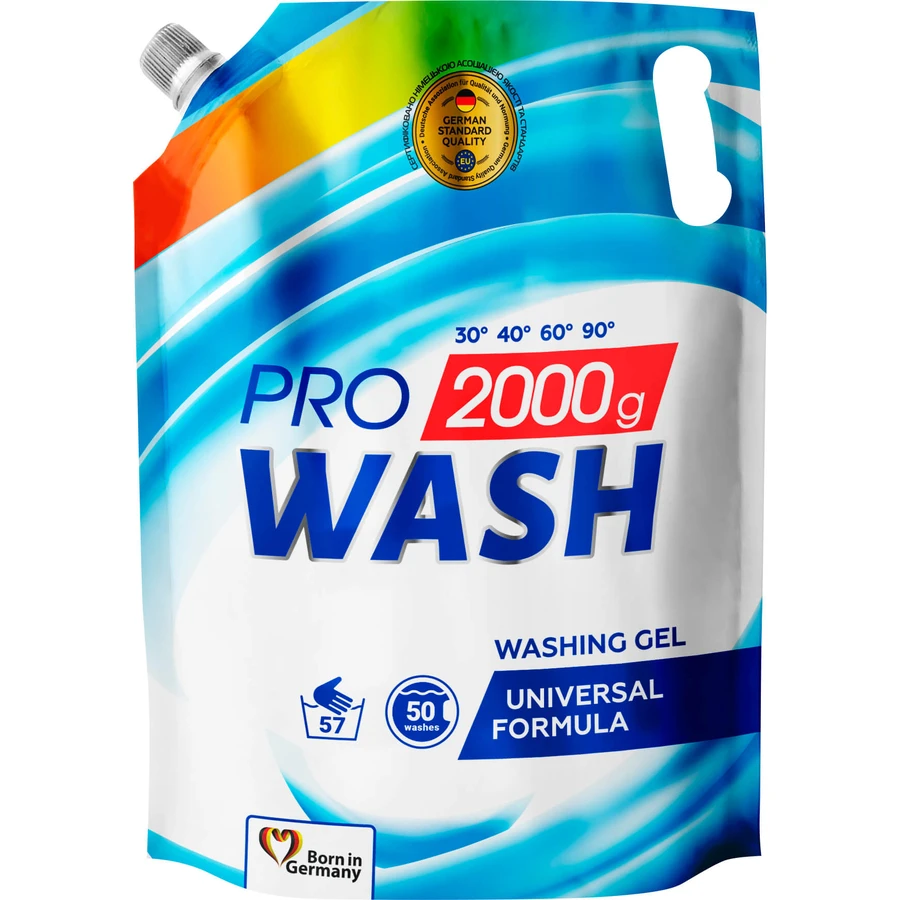 Гель для стирки Pro Wash Универсальный 2 кг: цены и характеристики